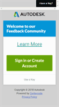 Mobile Screenshot of beta.autodesk.com